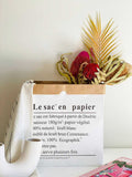Double Layer Kraft Paper Storage Flower Bag, 315X155X315mm